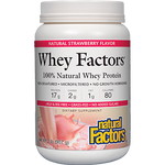 Natural Factors Whey Factors Powder Mix Strawberry 2 lbs