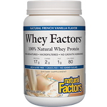Natural Factors Whey Factors Powder Mix Van 32 oz