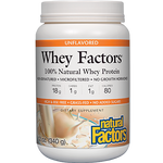 Natural Factors Whey Factors Unflavored Powder 12 oz