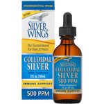 Natural Path Silver Wings Colloidal Silver 500PPM 2 oz Dropper