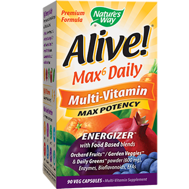 Nature's Way Alive! Multi-Vitamin(with Iron) 90 tabs