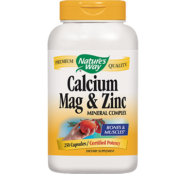 Nature's Way Calcium, Magnesium & Zinc 250 caps