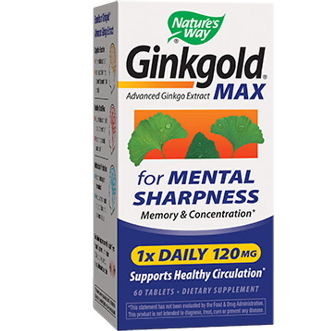 Nature's Way Ginkgold MAX 120 mg 60 tabs