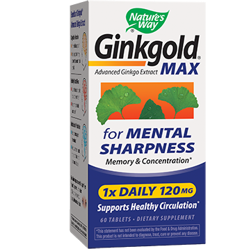 Nature's Way Ginkgold MAX 120 mg 60 tabs