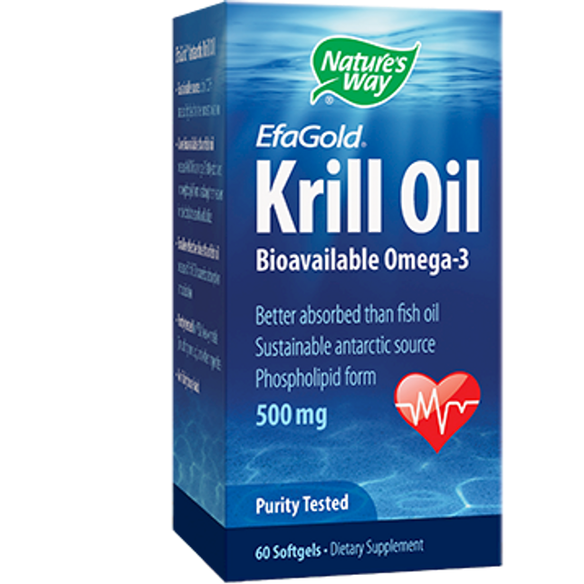 Nature's Way Krill Oil 500 mg 60 gels