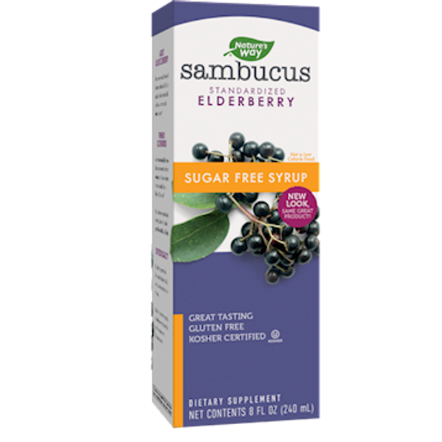 Nature's Way Sambucus Sugar Free Syrup 8 oz