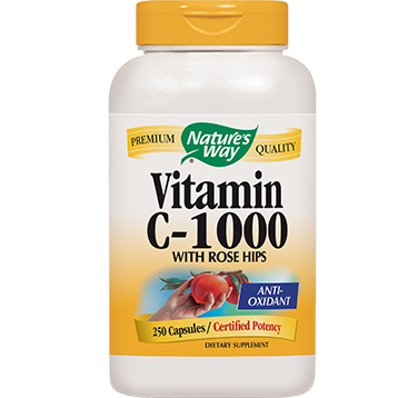 Nature's Way Vitamin C-1000 with Rose Hips 250 caps