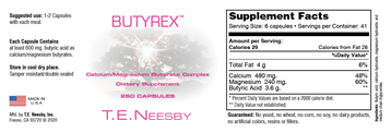 Neesby Butyrex 600 mg 250 caps