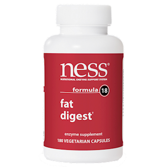 Ness Enzymes Fat Digest #18 180 caps