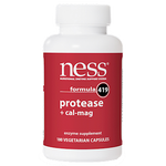 Ness Enzymes Protease w/Cal-Mag #419 180 caps