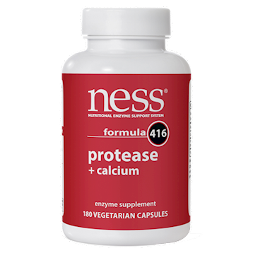 Ness Enzymes Protease w/Calcium #416 180 caps