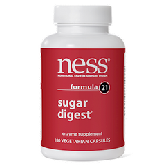 Ness Enzymes Sugar Digest #21 180 caps
