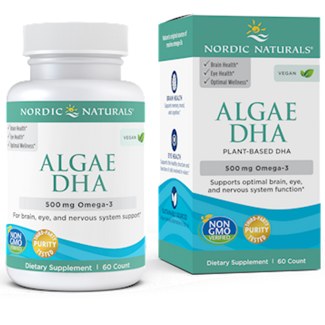 Nordic Naturals Algae DHA 60 softgels