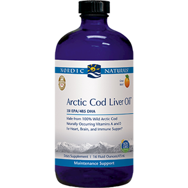 Nordic Naturals Arctic Cod Liver Oil Orange 16 oz