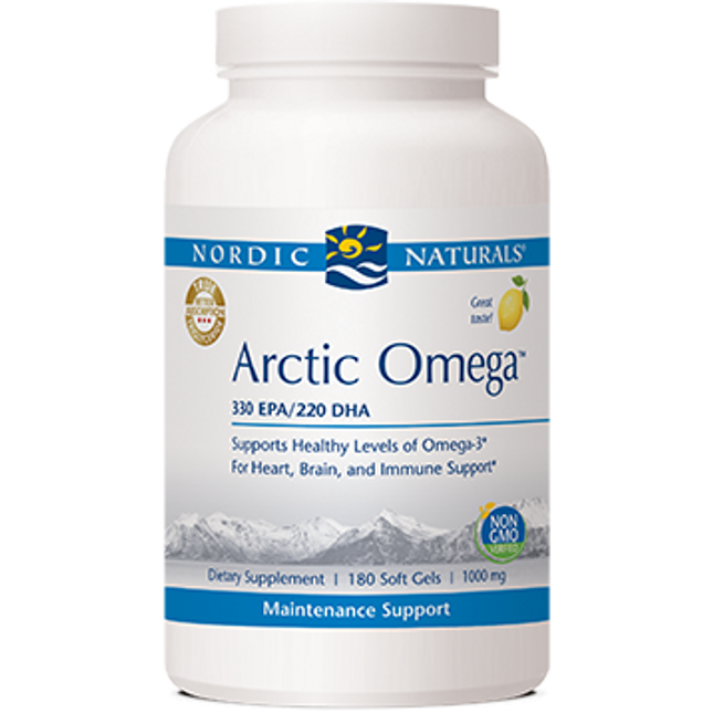 Nordic Naturals Arctic Omega Lemon 1000 mg 180 gels