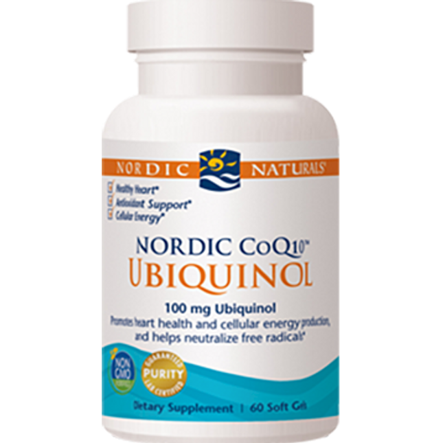 Nordic Naturals Nordic CoQ1 Ubiquinol 60 softgels