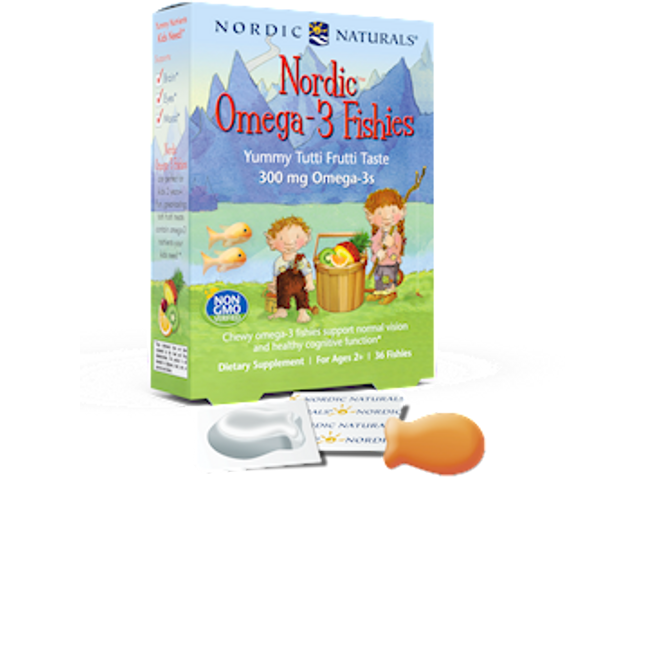 Nordic Naturals Nordic Omega-3 Fishies 36 Fishies