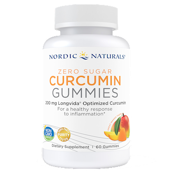 Nordic Naturals Nordic Zero Sugar Curcumin 60 gummies