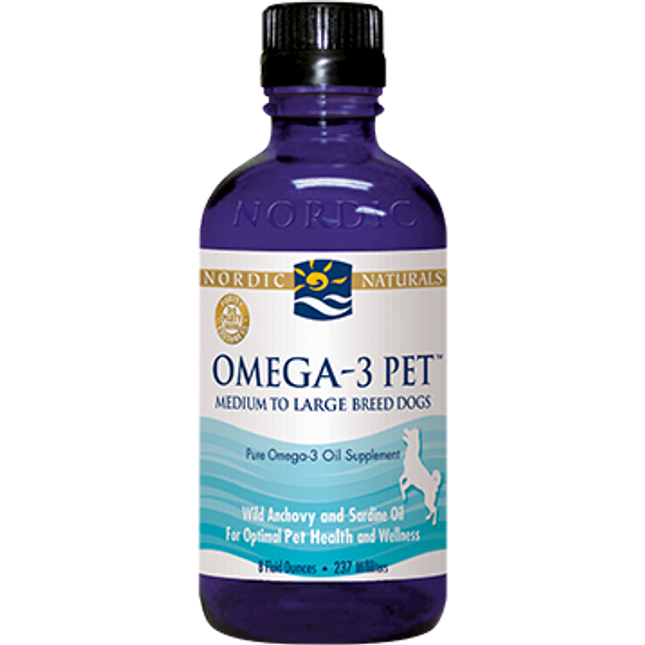 Nordic Naturals Omega-3 Pet 8 fl oz Med/Lrg Dogs