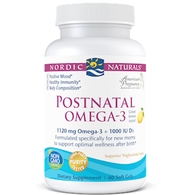 Nordic Naturals Postnatal Omega-3 60 softgels