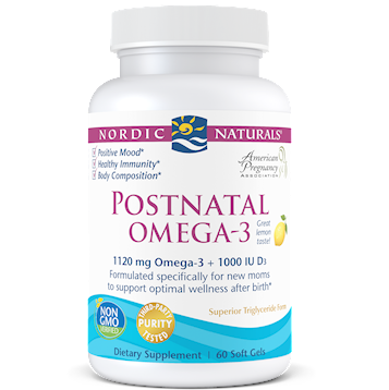 Nordic Naturals Postnatal Omega-3 60 softgels