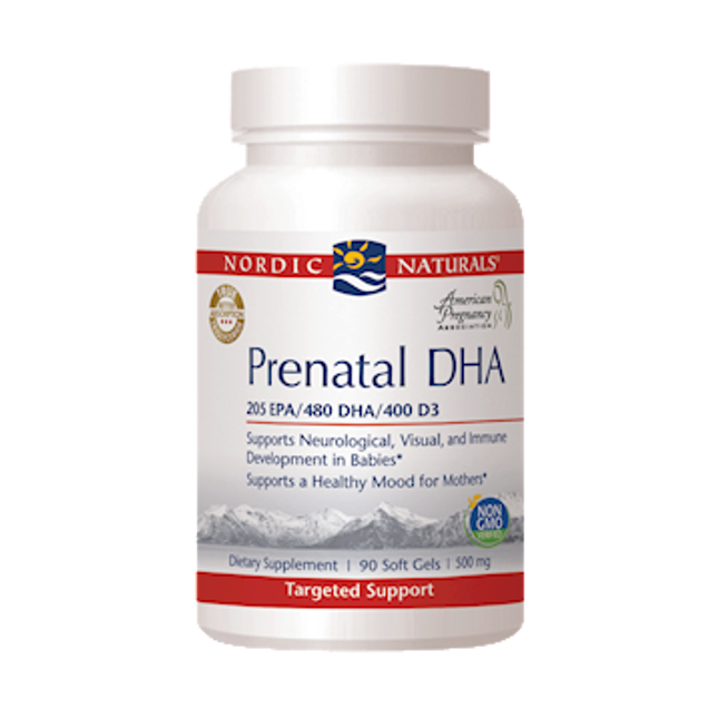 Nordic Naturals Prenatal DHA 500 mg 90 gels