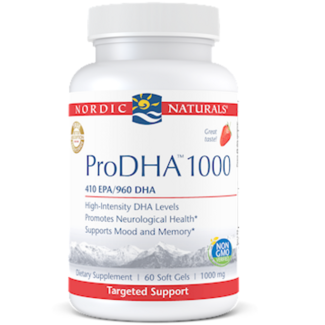 Nordic Naturals ProDHA 1000 mg 60 softgels
