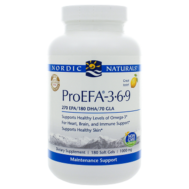 Nordic Naturals ProEFA Lemon 1000 mg 180 gels