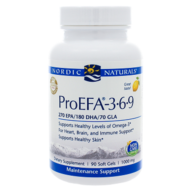 Nordic Naturals ProEFA Lemon 1000 mg 90 gels