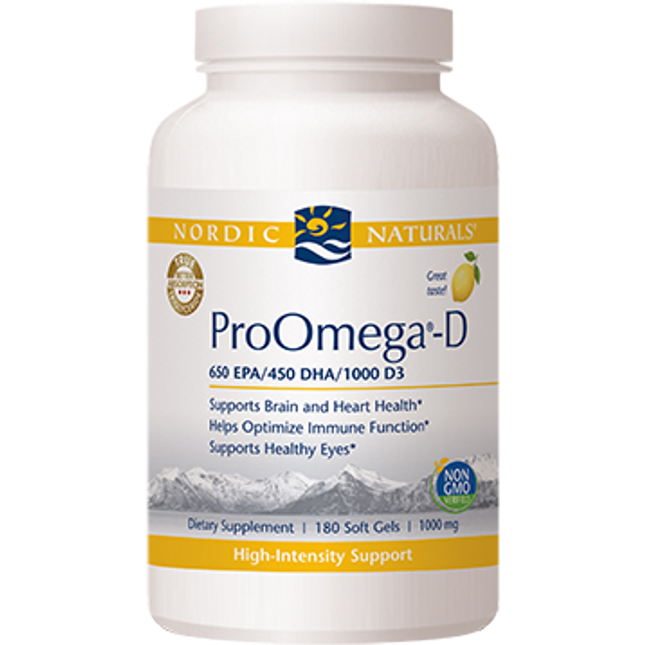 Nordic Naturals ProOmega D 1000 mg 180 gels