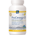 Nordic Naturals ProOmega-D Lemon 1000 mg 120 gels