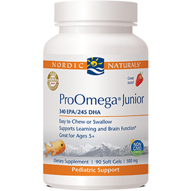 Nordic Naturals ProOmega Junior Strawberry 500mg 90 gel