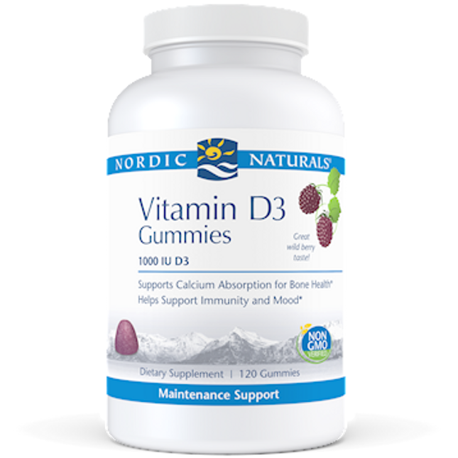 Nordic Naturals Vitamin D3 120 Gummies