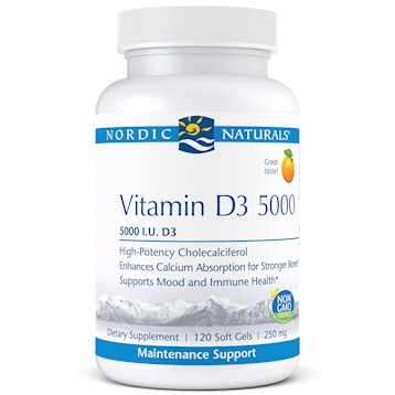 Nordic Naturals Vitamin D3 5000 IU 120 gels