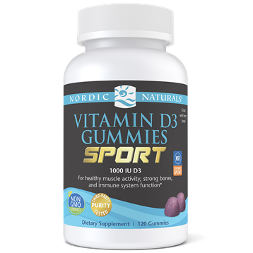 Nordic Naturals Vitamin D3 Gummies Sport 120ct