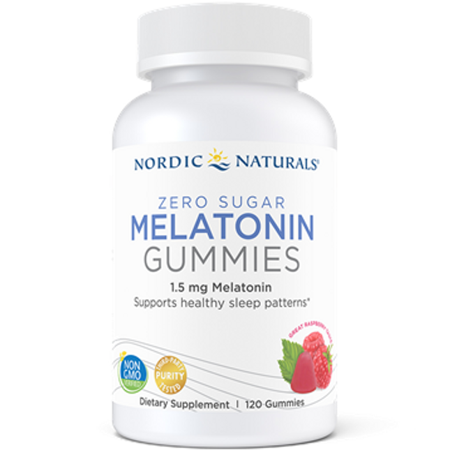 Nordic Naturals Zero Sugar Melatonin 120 gummies