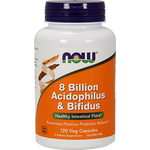 Now 8 Billion Acidophilus & Bifidus 120 vcap