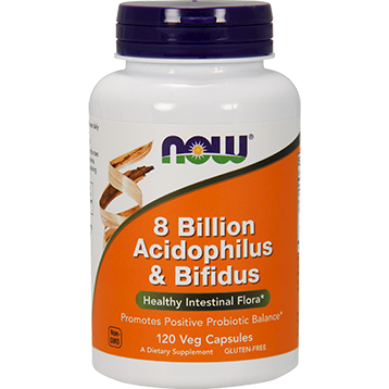 Now 8 Billion Acidophilus & Bifidus 120 vcap