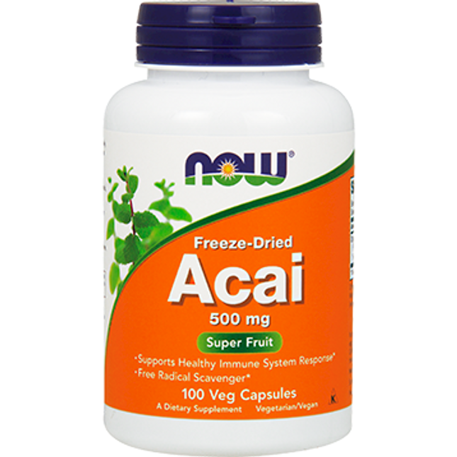 Now Acai 500 mg 100 vcaps