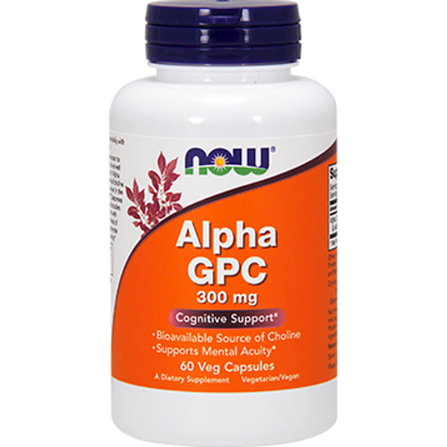 Now Alpha GPC 300 mg 60 vegcaps