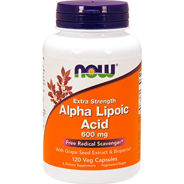 Now Alpha Lipoic Acid 600 mg 120 vcaps