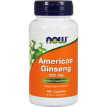 Now American Ginseng 500 mg 100 caps