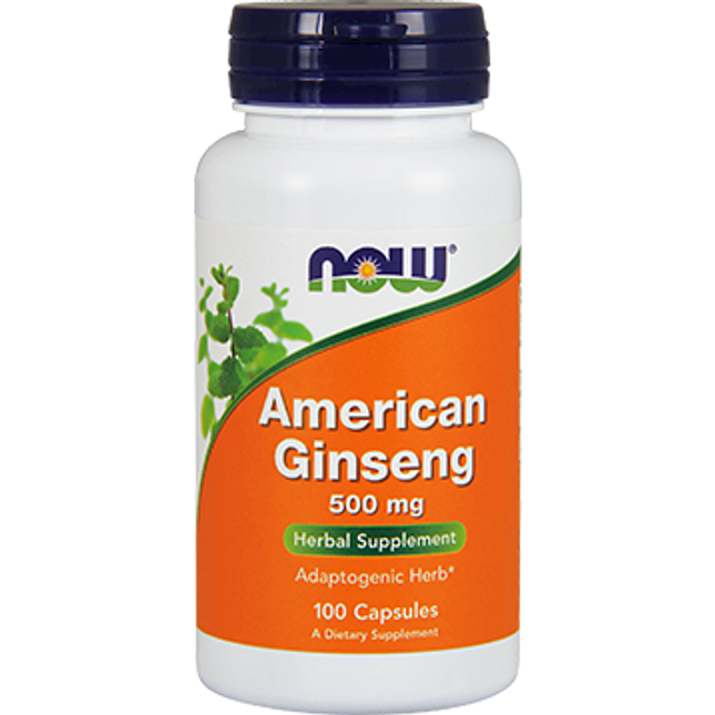 Now American Ginseng 500 mg 100 caps