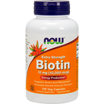 Now Biotin Extra Strength 10 mg 120 vcaps