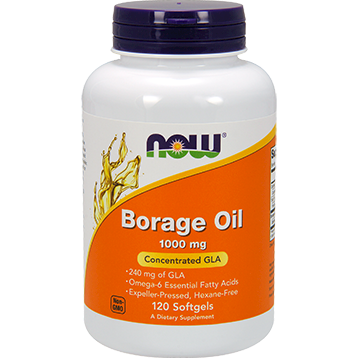 Now Borage Oil 1000 mg 120 softgels
