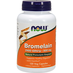 Now Bromelain 2400 GDU/g 500 mg 120 vcaps