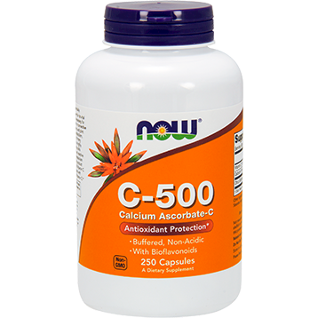 Now C-500 Calcium Ascorbate-C 250 caps