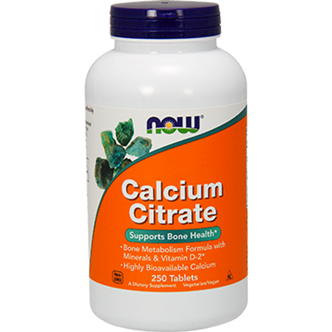 Now Calcium Citrate 250 tabs