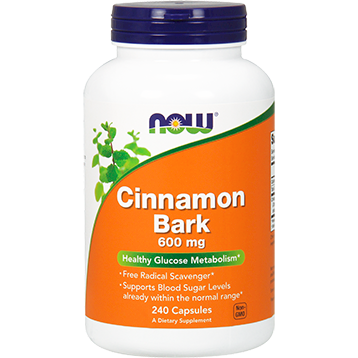 Now Cinnamon Bark 600 mg 240 caps