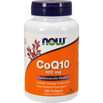 Now CoQ10 100 mg 150 softgels